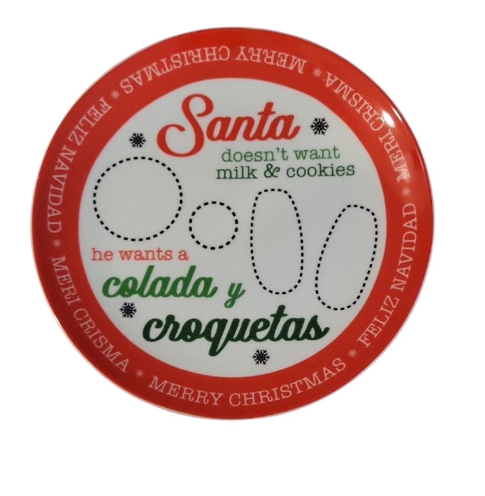 Santa Wants A Colada Y Croquestas Dish